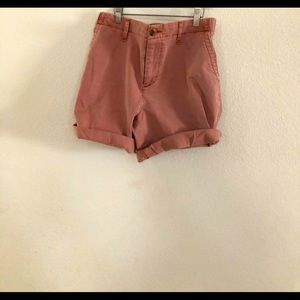 Linen crop chino shorts size small